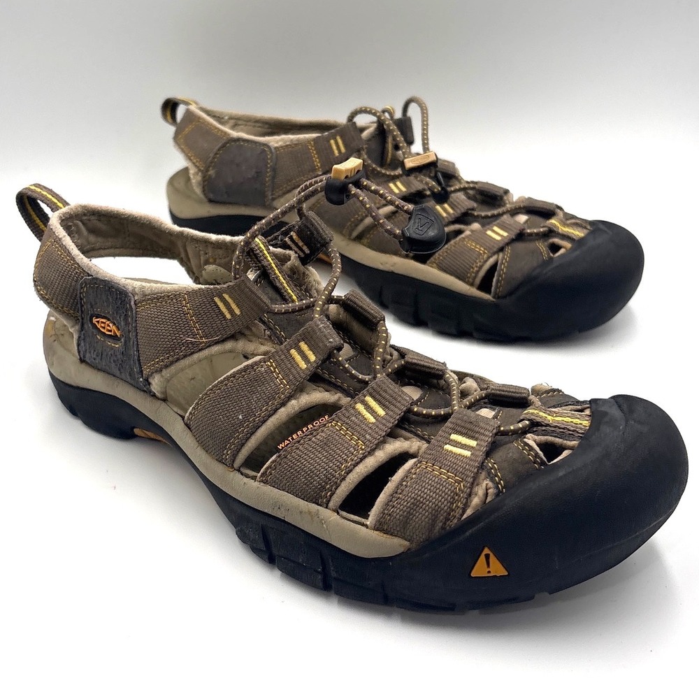 Keen Newport H2 Mens 10 Brown Waterproof Hiking Trail Sandals 1008399